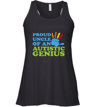 Load image into Gallery viewer, Autism Awareness Shirts Uncle Awareness Month Women's Racerback Tank
