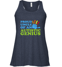 Load image into Gallery viewer, Autism Awareness Shirts Uncle Awareness Month Women's Racerback Tank
