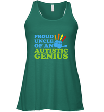 Load image into Gallery viewer, Autism Awareness Shirts Uncle Awareness Month Women's Racerback Tank
