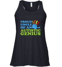 Load image into Gallery viewer, Autism Awareness Shirts Uncle Awareness Month Women's Racerback Tank
