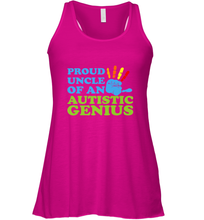 Load image into Gallery viewer, Autism Awareness Shirts Uncle Awareness Month Women's Racerback Tank
