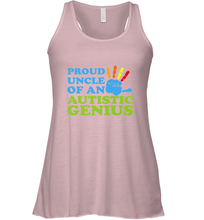 Load image into Gallery viewer, Autism Awareness Shirts Uncle Awareness Month Women's Racerback Tank
