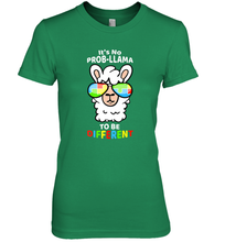 Load image into Gallery viewer, It's No Prob llama To Be Different Shirt _ Autism Gift Women's Premium T-Shirt
