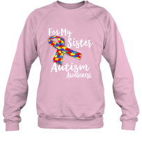 Load image into Gallery viewer, For My Sister  Autism Awareness  Awareness Day Crewneck Sweatshirt
