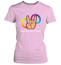 Load image into Gallery viewer, Neurodiversity Rocks Shirt Brain Autism Awareness Women's T-Shirt
