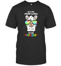Load image into Gallery viewer, It's No Prob llama To Be Different Shirt _ Autism Gift Men's T-Shirt
