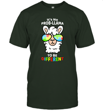 Load image into Gallery viewer, It's No Prob llama To Be Different Shirt _ Autism Gift Men's T-Shirt
