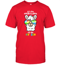 Load image into Gallery viewer, It's No Prob llama To Be Different Shirt _ Autism Gift Men's T-Shirt
