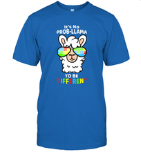 Load image into Gallery viewer, It's No Prob llama To Be Different Shirt _ Autism Gift Men's T-Shirt
