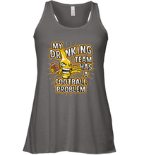 Load image into Gallery viewer, My Drinking Team Has A Football Problem Women's Racerback Tank
