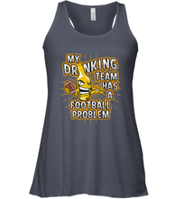 Load image into Gallery viewer, My Drinking Team Has A Football Problem Women's Racerback Tank
