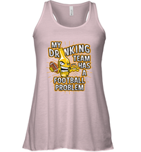Load image into Gallery viewer, My Drinking Team Has A Football Problem Women's Racerback Tank
