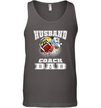 Load image into Gallery viewer, Husband Coach Dad Football Family Sports Team Game Men's Tank Top

