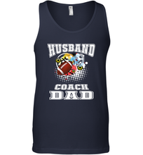 Load image into Gallery viewer, Husband Coach Dad Football Family Sports Team Game Men's Tank Top
