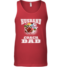 Load image into Gallery viewer, Husband Coach Dad Football Family Sports Team Game Men's Tank Top
