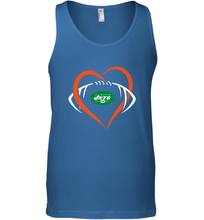 Load image into Gallery viewer, NFL New York Jets Heart Love Football Men's Tank Top
