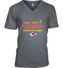 Load image into Gallery viewer, NFL super bowl Kansas City Chiefs champions Men's V-Neck
