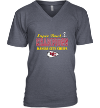 Load image into Gallery viewer, NFL super bowl Kansas City Chiefs champions Men's V-Neck
