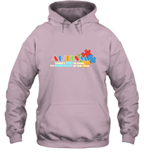 Load image into Gallery viewer, Autism doesn't end in April, its everyday of the year Autism Awareness Shirt Hooded Sweatshirt
