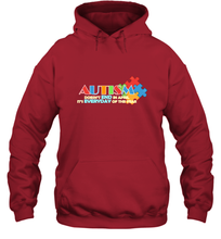 Load image into Gallery viewer, Autism doesn't end in April, its everyday of the year Autism Awareness Shirt Hooded Sweatshirt

