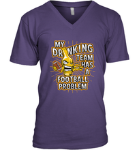 Load image into Gallery viewer, My Drinking Team Has A Football Problem Men's V-Neck

