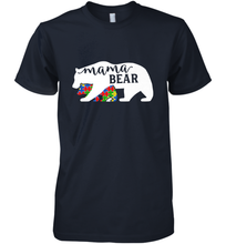 Load image into Gallery viewer, Mama Bear Autism t shirt Autism Awareness Month Men's Premium T-Shirt
