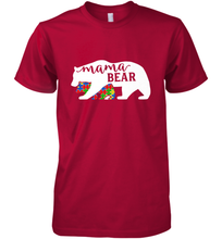 Load image into Gallery viewer, Mama Bear Autism t shirt Autism Awareness Month Men's Premium T-Shirt
