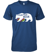 Load image into Gallery viewer, Mama Bear Autism t shirt Autism Awareness Month Men's Premium T-Shirt
