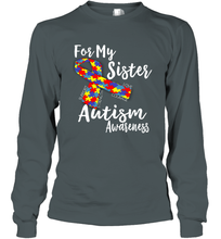 Load image into Gallery viewer, For My Sister  Autism Awareness  Awareness Day Long Sleeve T-Shirt
