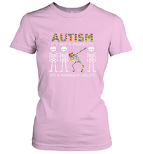 Load image into Gallery viewer, Autism it's a different ability Funny Dabbing skeleton Gift Women's T-Shirt
