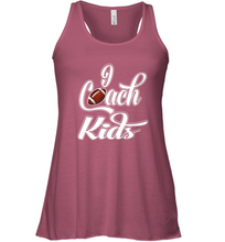 Load image into Gallery viewer, I Coach Kids Football Team Game Family Players Women's Racerback Tank
