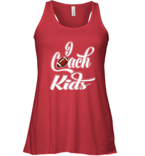 Load image into Gallery viewer, I Coach Kids Football Team Game Family Players Women's Racerback Tank
