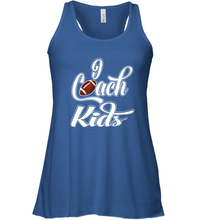 Load image into Gallery viewer, I Coach Kids Football Team Game Family Players Women's Racerback Tank
