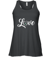 Load image into Gallery viewer, Stetson Hatters Love Heart  Football  Team Premium Women's Racerback Tank
