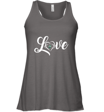 Load image into Gallery viewer, Stetson Hatters Love Heart  Football  Team Premium Women's Racerback Tank
