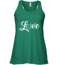 Load image into Gallery viewer, Stetson Hatters Love Heart  Football  Team Premium Women's Racerback Tank
