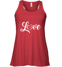 Load image into Gallery viewer, Stetson Hatters Love Heart  Football  Team Premium Women's Racerback Tank
