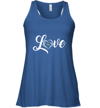 Load image into Gallery viewer, Stetson Hatters Love Heart  Football  Team Premium Women's Racerback Tank

