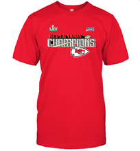 Load image into Gallery viewer, Youth Kansas City Chiefs NFL Pro Line by Fanatics Super Bowl LIV Champions Trophy Men's T-Shirt
