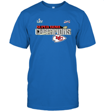 Load image into Gallery viewer, Youth Kansas City Chiefs NFL Pro Line by Fanatics Super Bowl LIV Champions Trophy Men's T-Shirt
