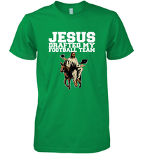 Load image into Gallery viewer, Jesus Drafted My Football Team Fantasy Football Men's Premium T-Shirt

