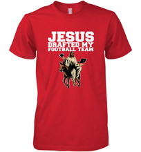 Load image into Gallery viewer, Jesus Drafted My Football Team Fantasy Football Men's Premium T-Shirt
