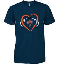 Load image into Gallery viewer, NFLAtlanta Falcons Heart Love Football Men's Premium T-Shirt
