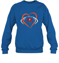 Load image into Gallery viewer, NFL Tampa Bay Buccaneers Heart Love Football Crewneck Sweatshirt
