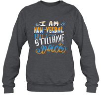 Load image into Gallery viewer, Special Needs NonVerbal Autism Awesome Crewneck Sweatshirt

