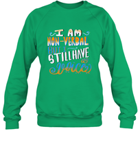 Load image into Gallery viewer, Special Needs NonVerbal Autism Awesome Crewneck Sweatshirt

