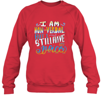 Load image into Gallery viewer, Special Needs NonVerbal Autism Awesome Crewneck Sweatshirt
