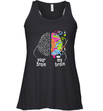 Load image into Gallery viewer, Neurodiversity brain Gift idea for Dyslexia ADHD Autism ASD Women's Racerback Tank
