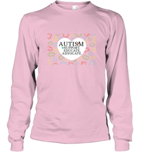 Load image into Gallery viewer, Autism Support Educate Advocate Autism Awareness T shirt Long Sleeve T-Shirt
