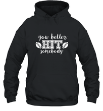 Load image into Gallery viewer, Funny Football Sports Mom Fan School Team Spirit Mascot Gift Hooded Sweatshirt
